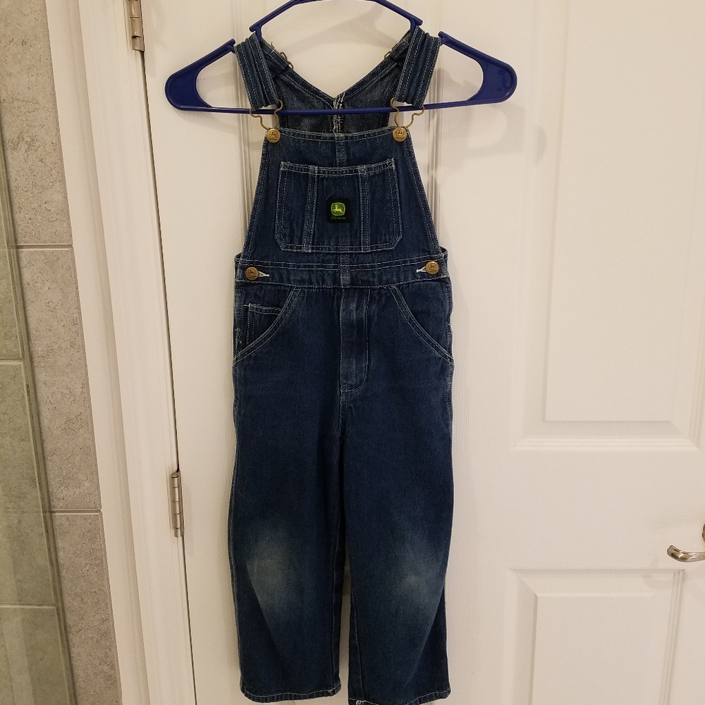 John Deere Overalls - Kid Size 5 - Blue